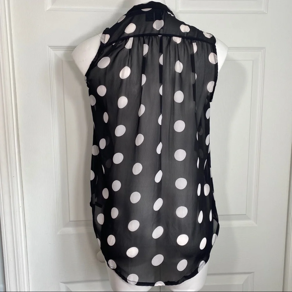 Fun & Flirt Sheer Button Down Top - Picture 5 of 7